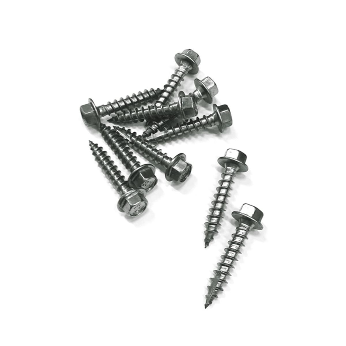 Weland Stål Skruvsats 6x30mm 10st