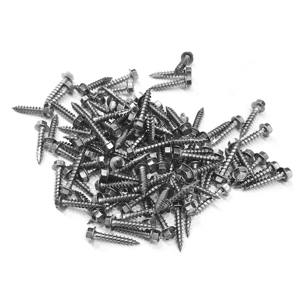 Weland Stål Skruvsats 6x30mm 100st